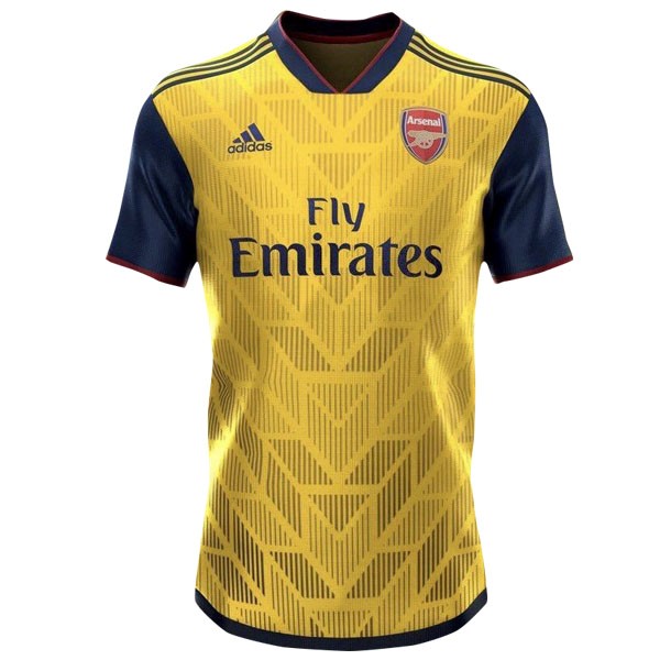 Tailandia Camiseta Arsenal Segunda equipo 2019-20 Amarillo Azul Marino